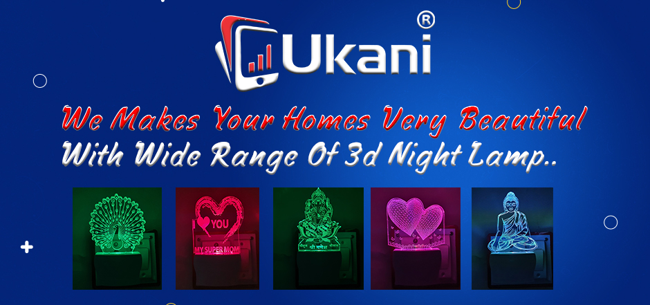 Buy UKANI 3D Shreenath Ji Acrylic LED Night Lamp With 7 Color